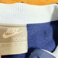 NIKE ナイキ ウインドブレーカー アウター ブルゾン ナイロンジャケット キッズ 100 裏フリース ジャケットの画像