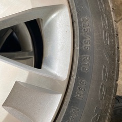 夏タイヤ　225/55/R18の画像