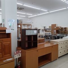 ★リユースのサカイ日立店★HJ7357  収納棚 ダークブラウン H79.5×D37×W115 クリーニング済み の画像