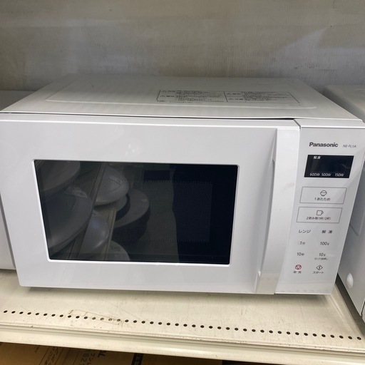 電子レンジ Panasonic NE-FL1A-W 50Hz/60Hz 2023年製