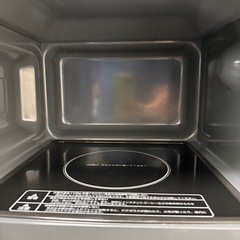 2024年　e angle　エディオン　フラット電子レンジ　黒の画像