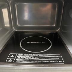2024年　e angle　エディオン　フラット電子レンジ　黒の画像