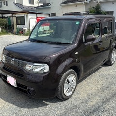 H25 日産 キューブ 57000km 予備検付き！の画像