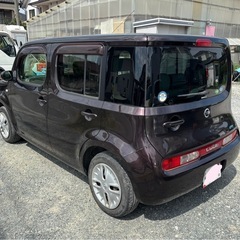 H25 日産 キューブ 57000km 予備検付き！の画像