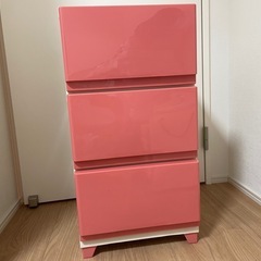 収納ボックス　チェスト スリム 3段の画像