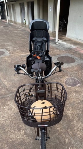 YAMAHAアシスト自転車　ほぼ新品　チャイルドシート付き