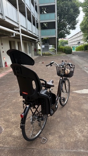 YAMAHAアシスト自転車ほぼ新品チャイルドシート付き (kaka) 末