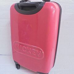 ミッキーマウス スーツケース 4輪 レッド 機内持ち込み可 TSAロック キャリーケース キャリーバッグ ディズニー 札幌市 白石店の画像