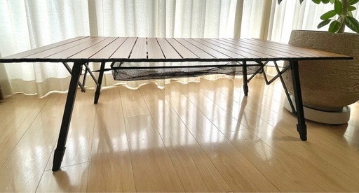 ピースパーク（peace park）「ハイアンドロウアルミテーブル（HIGH