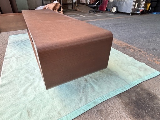 【バナナ新琴似】 美品 カンディハウス テレビ台 テレビボード ガラス棚付 ブラウン
