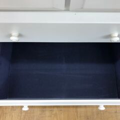 ★リユースのサカイ幸手店★ジモティ割あり★ フランフラン　 キャビネット 白　ホワイト W59×D40×H75 クリーニング済み SJ10069の画像