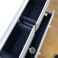 ★リユースのサカイ幸手店★ジモティ割あり★ フランフラン　 キャビネット 白　ホワイト W59×D40×H75 クリーニング済み SJ10069の画像