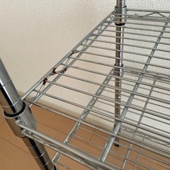 スチールラックお譲りします 34*60*90cmの画像