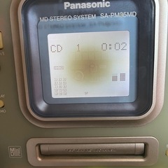Panasonic CD・MD・テープ　ステレオシステム　SC -PM35MD 訳あり の画像