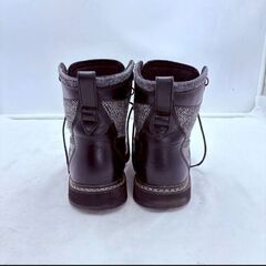 【❗️✨限定コラボ✨❗️】Timberland × Harris Tweed コラボブーツ メンズ 25.0cm ブラック ウールコンビ仕様の画像