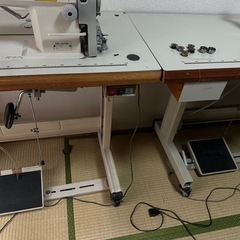 工業用ミシン　JUKI DDL-5560×2+デニム10反程の画像