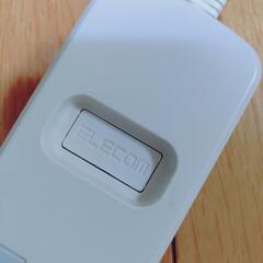 ELECOM 5口2メートル延長コードの画像