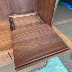 【バナナ】 旭川家具 アーリー・タイムスアルファ キッチンボード ブラウン 状態良好の画像