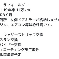 トヨタ カローラフィールダー. ZRE142Gの画像