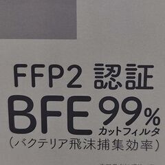 不織布マスク(個別包装)の画像
