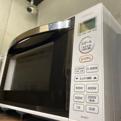 電子レンジ TOSHIBA ER-WS17 50Hz/60Hz 2023年製