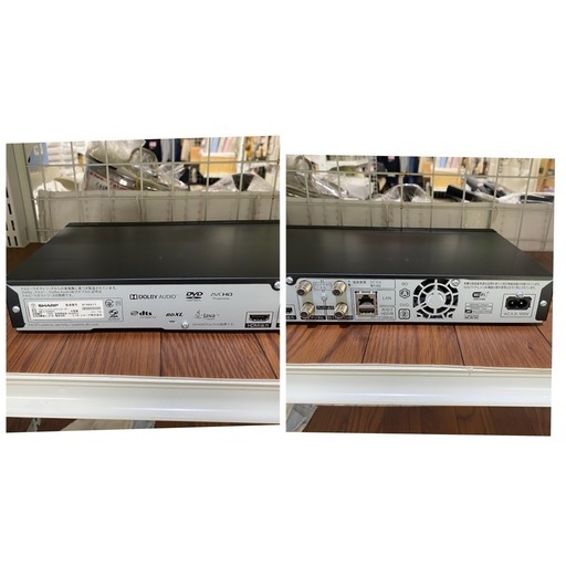 Blu-rayディスクレコーダー】SHARP 2021年製 初期化済み 2B-C10DW1