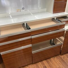 パモウナ キッチンボード/食器棚 180cmの画像