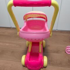 メルちゃん☆おせわベビーカーバギーと買い物カートの画像