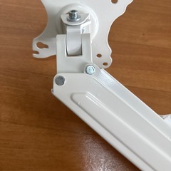 モニターアーム　白の画像