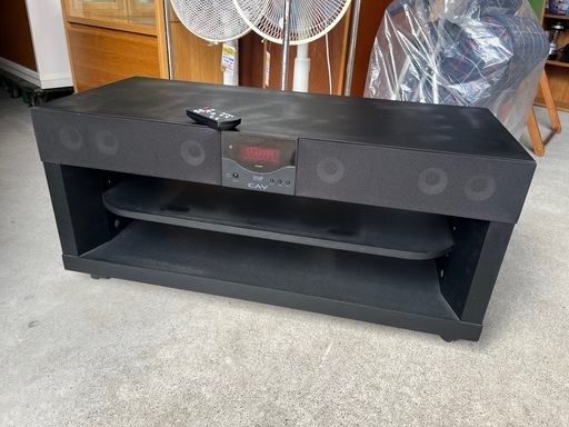 テレビボード CAV ジャパン 3.1ch シアターボード THRF-90 リモコン付属 W900 D400 H420 動作確認済 TV台 中古品 ③