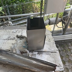 食品製造茹で釜　ステンレス錆ありの画像