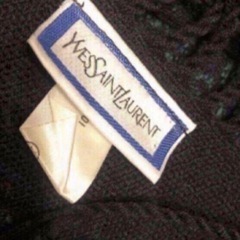 【キャンセルの為！！再募集！！！】 Yves SaintLaurent イヴサンローラン 大判ストール の画像