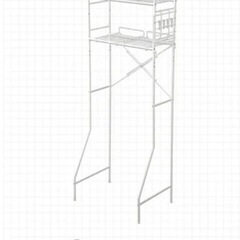 【美品】洗濯機ラック/ホワイト　　の画像