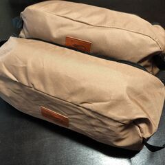 2セット DesertFox アウトドアチェア 2WAY キャンプ椅子 枕付き ハイバック ブラウンの画像