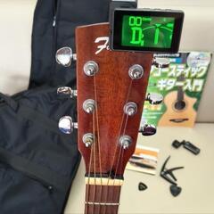 初心者向け ストラップ付きアコースティックギター 【完全10点セット！】の画像