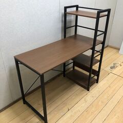 ニトリ システムデスク ZK002 幅110cm ラダー付き 　【糸島市内 送料無料】200809-4の画像