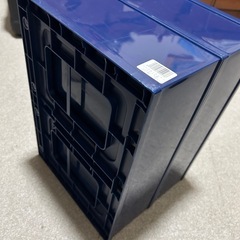 プラスチックの2段目チェスト　ブルーの画像