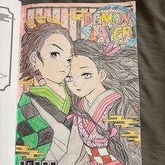 至急🚨鬼滅の刃🇺🇸塗り絵、パズルの画像