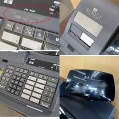 TEC 電子レジスター MA-306 店舗用品 レジ 取扱説明書付き / 東芝テック 札幌 北20条店の画像