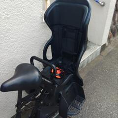 子乗せ自転車　前後シート　交換用カゴ付き　非電動の画像
