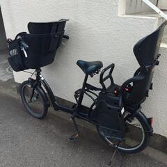 子乗せ自転車　前後シート　交換用カゴ付き　非電動の画像
