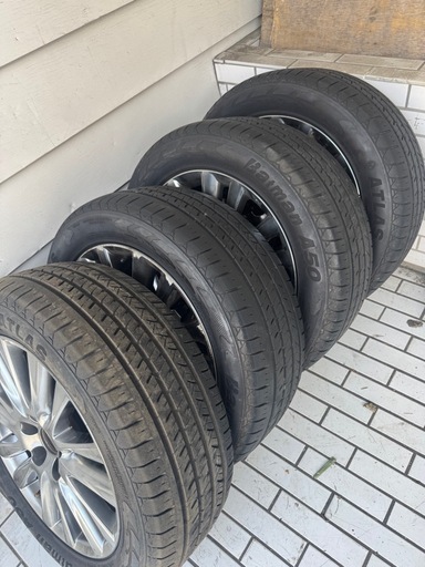 60系　ハリアー　純正18インチ　タイヤホイール