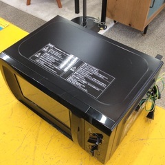 ジモティー見た！で5%OFF【電子レンジ】YAMAZEN 山善 MRT-S177（B)5 2023年製 ターンテーブル:ブラックの画像