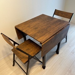 2wayダイニングテーブルセットの画像