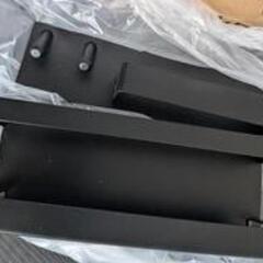 未使用 マグネット 傘立て フック付き アンブレラスタンド スリム コンパクト 傘入れ かさラック キッチン 玄関 収納 ブラックの画像