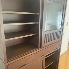 値下げ！きれい⭐️高級家具 平成家具 収納家具 食器棚の画像