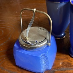 レトロなコーヒーカップ５客、シュガーポットの画像