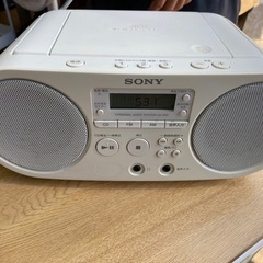 CDラジオ（白）