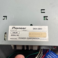 Pioneer オーディオ　収納ポケット付の画像