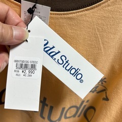 新品‼️Odd.S tudio509Tシャツ‼️薄いオレンジ‼️の画像